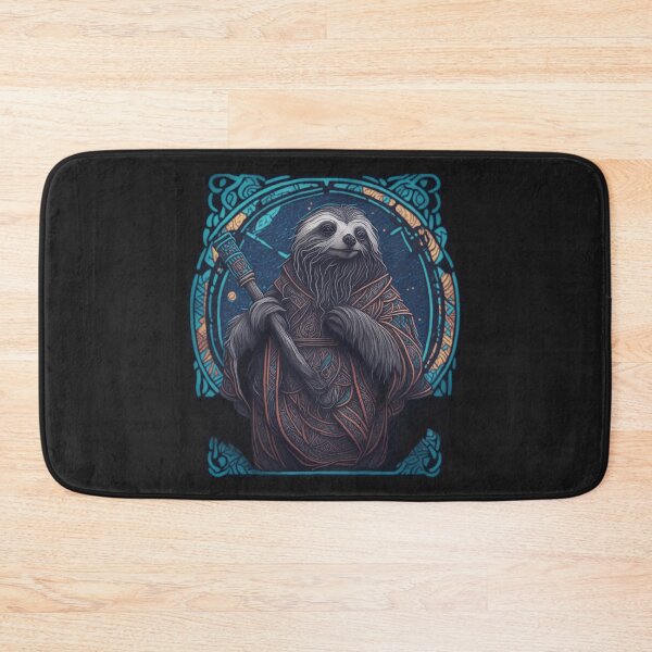 Item preview, Sloth Spirit Animal Totem Art Rave Visionary art  designed and sold by LenariumArt.