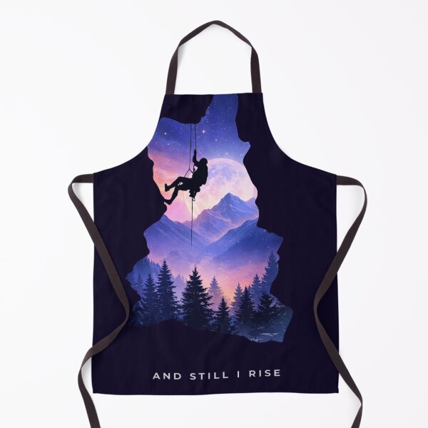 Item preview, Mountain Climbing Adventure Silhouette T-Shirt | And Still I Rise Quote designed and sold by Luxnve.