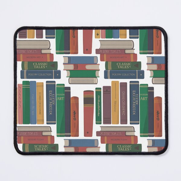 Item preview, Colorful Stacked Books Seamless Pattern designed and sold by Midnight Veil Designs.