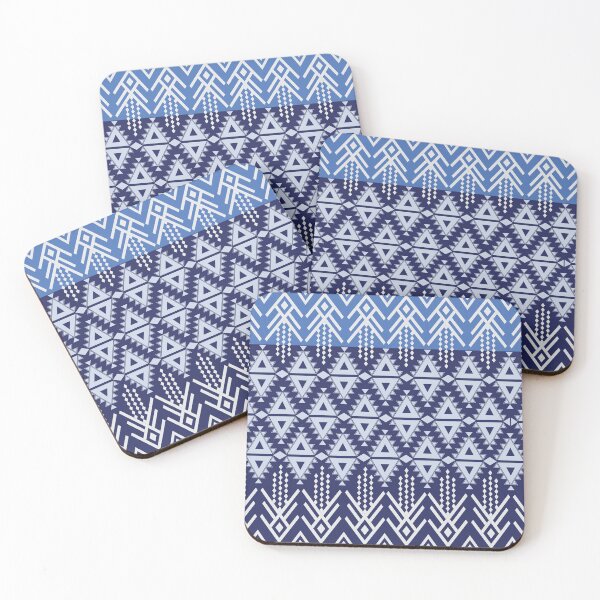 Item preview, Thai traditional textile pattern reimagined in pixel art style with deep tones. designed and sold by Line-Aura.