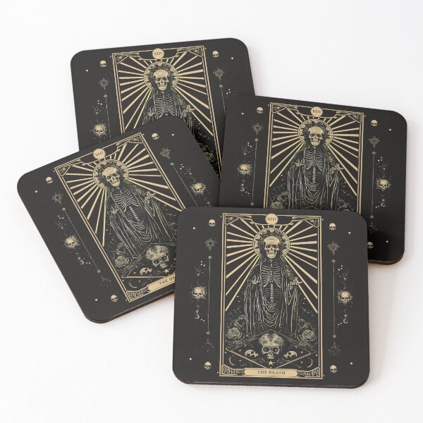 Item preview, Tarot Card The Death Skull designed and sold by LenariumArt.