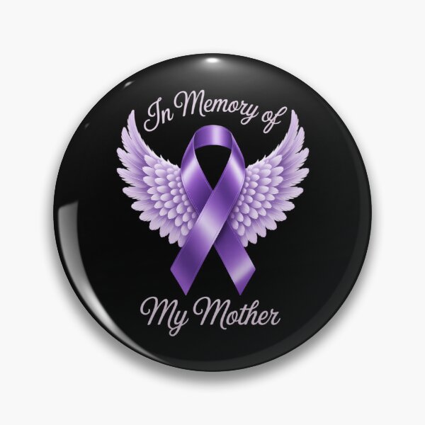 Item preview, Personalized Memorial Purple Ribbon designed and sold by Moon-Ape.