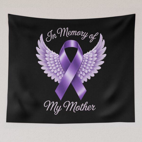 Item preview, Personalized Memorial Purple Ribbon designed and sold by Moon-Ape.