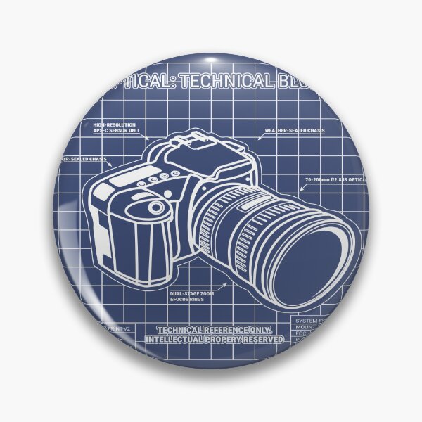 Item preview, DSLR Optical System - Technical Blueprint Illustration designed and sold by byRocco.