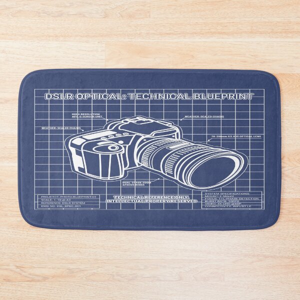 Item preview, DSLR Optical System - Technical Blueprint Illustration designed and sold by byRocco.