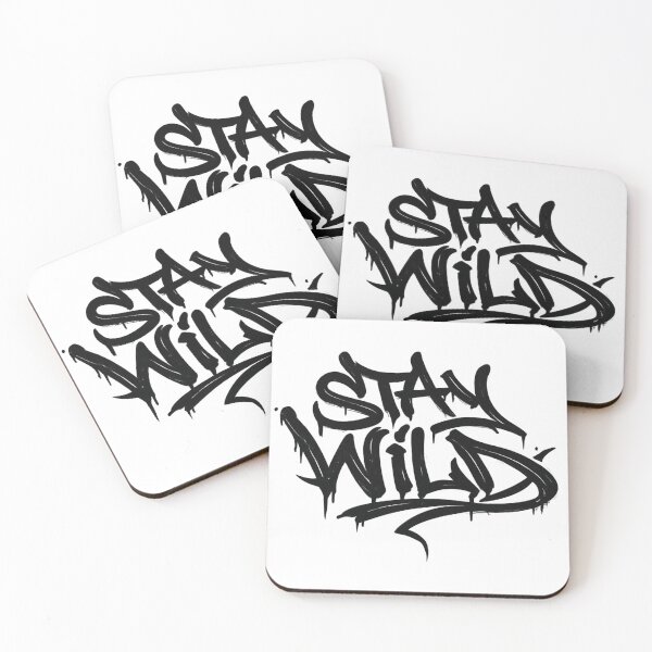 Item preview, Stay Wild - Graffiti Tag  designed and sold by HubiUrbanStudio.