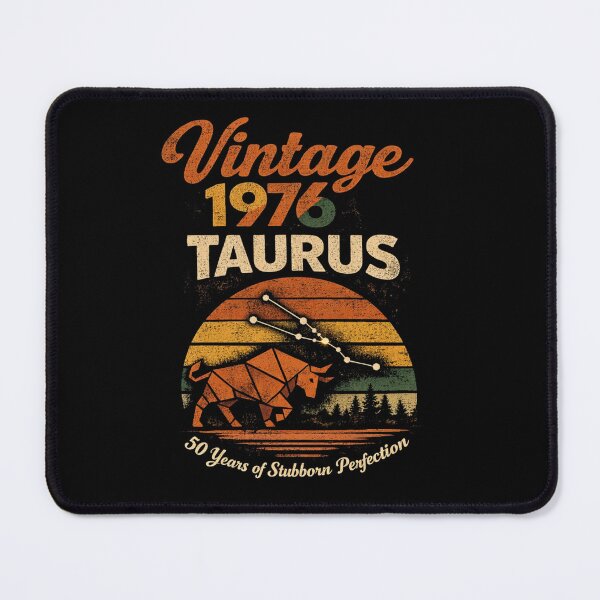Item preview, Vintage 1976 Taurus 50th Birthday Retro Zodiac designed and sold by 97Ts.