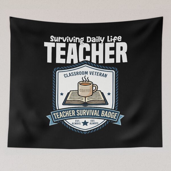 Item preview, TEACHER - SURVIVING DAILY LIFE designed and sold by KEF Custom.