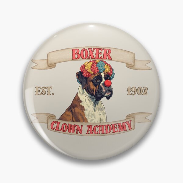 Item preview, Boxer Clown Academy designed and sold by BadKidsCo.