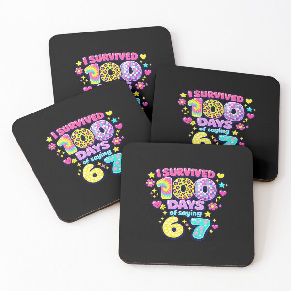 Item preview, I Survived 100 Days of Saying 67 Colorful School Celebration designed and sold by gladysenglish.