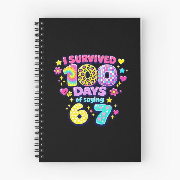 Item preview, I Survived 100 Days of Saying 67 Colorful School Celebration designed and sold by gladysenglish.