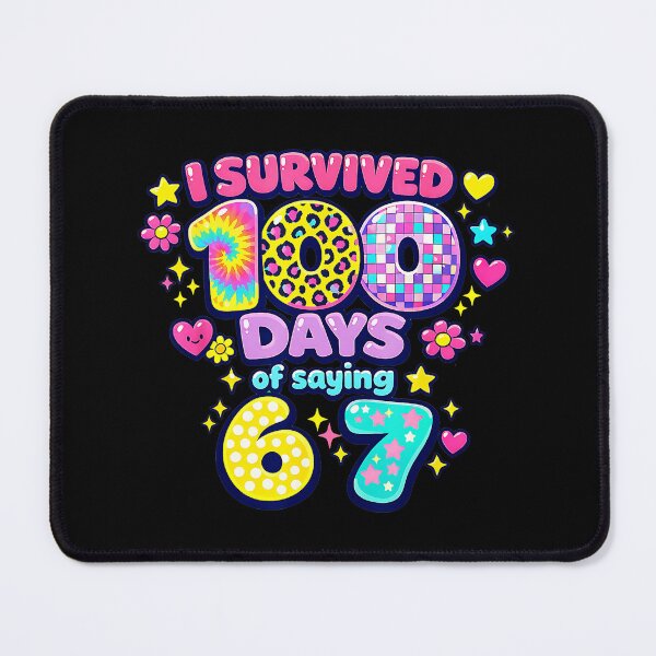 Item preview, I Survived 100 Days of Saying 67 Colorful School Celebration designed and sold by gladysenglish.