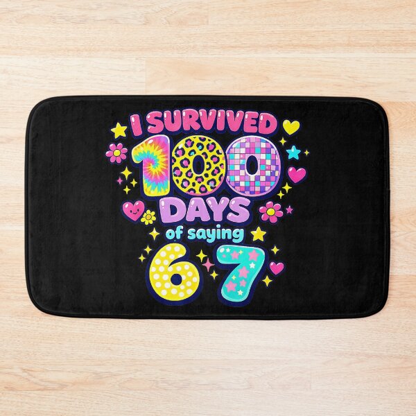 Item preview, I Survived 100 Days of Saying 67 Colorful School Celebration designed and sold by gladysenglish.