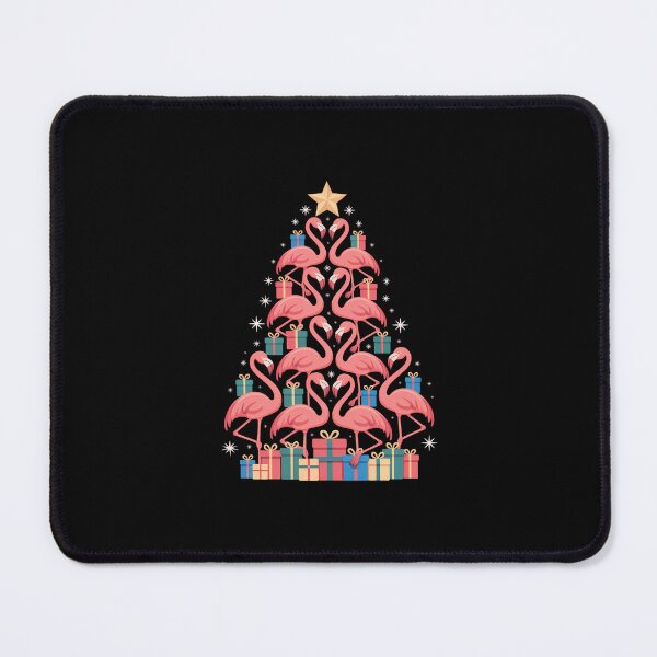 Item preview, Pink Flamingo Christmas Tree Cute designed and sold by Moon-Ape.