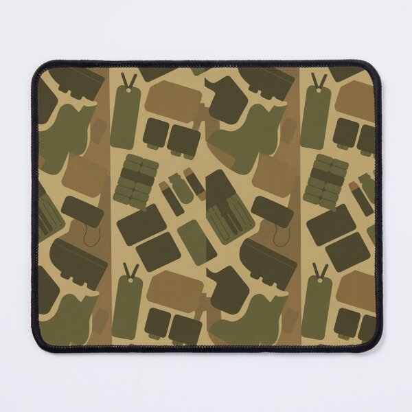 Item preview, Military Tactical Gear Camouflage Seamless Pattern designed and sold by Midnight Veil Designs.