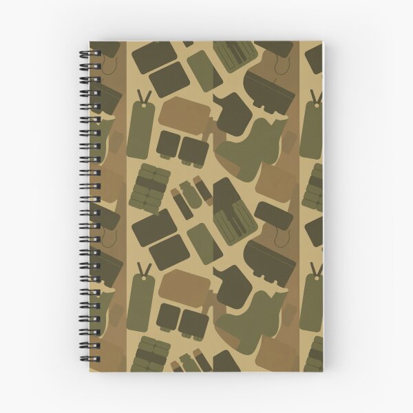 Item preview, Military Tactical Gear Camouflage Seamless Pattern designed and sold by Midnight Veil Designs.