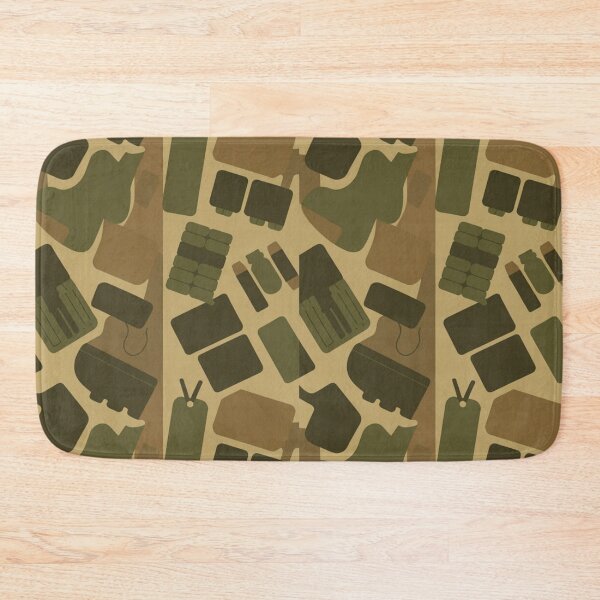 Item preview, Military Tactical Gear Camouflage Seamless Pattern designed and sold by Midnight Veil Designs.