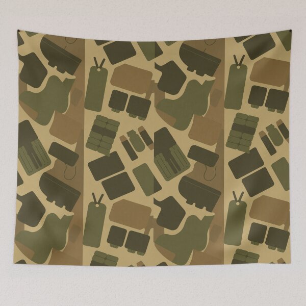 Item preview, Military Tactical Gear Camouflage Seamless Pattern designed and sold by Midnight Veil Designs.