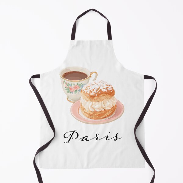 Item preview, Paris-Brest and Coffee Cute French Café Dessert Art designed and sold by BobaBunny76.