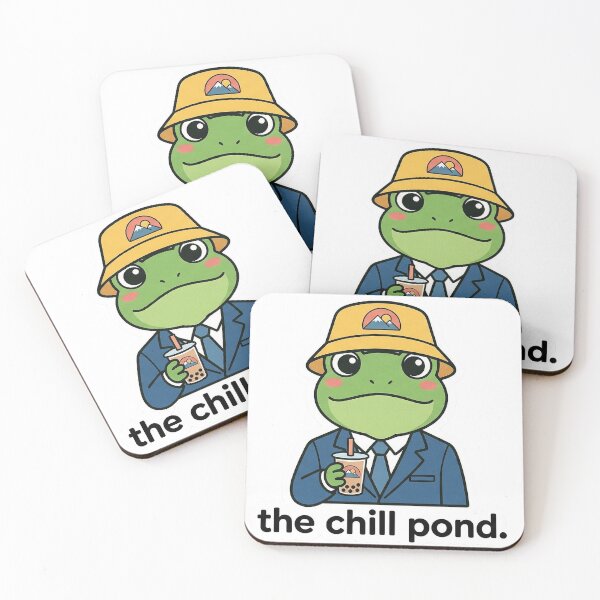 Item preview, Official THE CHILL POND Salaryman Frog - Kawaii Office Lo-fi Vibe designed and sold by The Chill Pond.