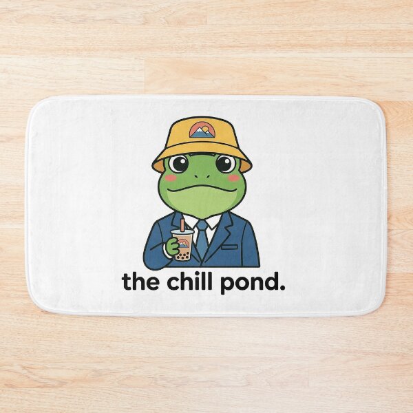 Item preview, Official THE CHILL POND Salaryman Frog - Kawaii Office Lo-fi Vibe designed and sold by The Chill Pond.
