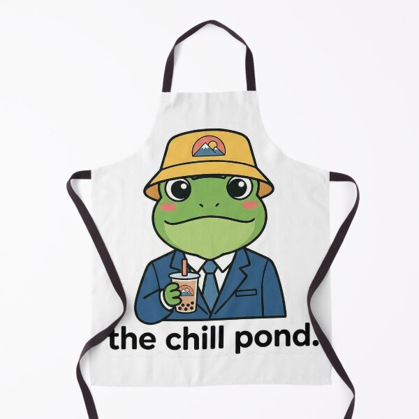 Item preview, Official THE CHILL POND Salaryman Frog - Kawaii Office Lo-fi Vibe designed and sold by The Chill Pond.