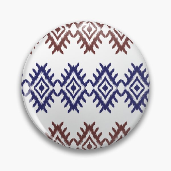 Item preview, Ikat pattern inspired by traditional textile weaving techniques designed and sold by Line-Aura.