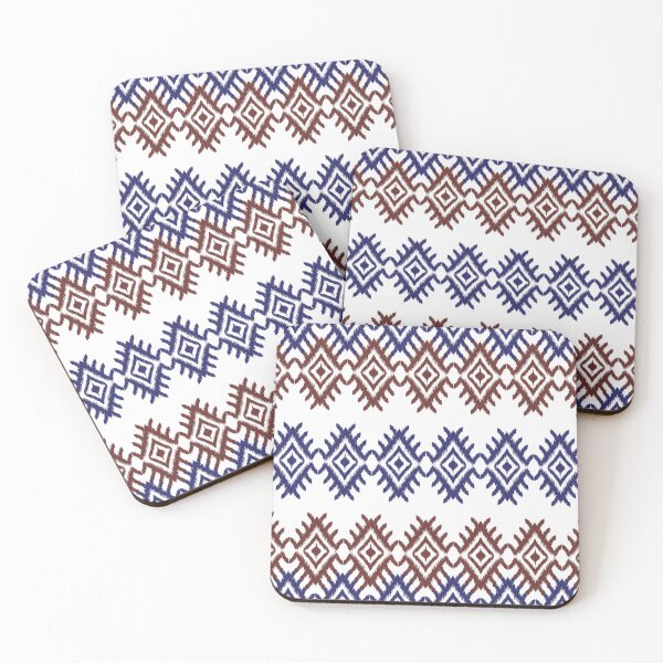 Item preview, Ikat pattern inspired by traditional textile weaving techniques designed and sold by Line-Aura.