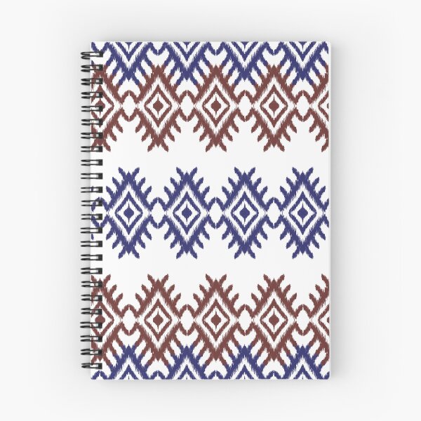Item preview, Ikat pattern inspired by traditional textile weaving techniques designed and sold by Line-Aura.