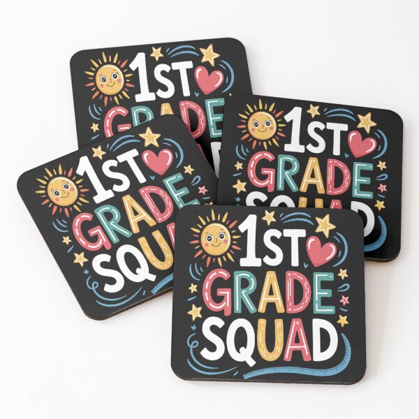 Item preview, 1st First Grade Squad Student Teacher Back To School designed and sold by LacostCarl.