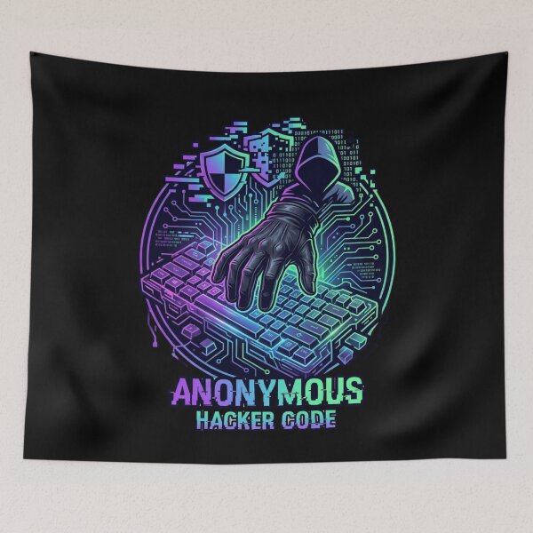 Item preview, Gloved Hacker Cyberpunk IT Shirt designed and sold by KurtByteStudio.