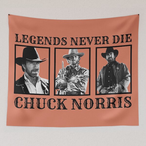 Item preview, Chuck Norris Legends Never Die designed and sold by DogoMalulu.