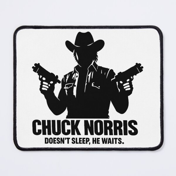 Item preview, Chuck Norris Meme, Cowboy Silhouette, Legendary Action Hero designed and sold by DogoMalulu.