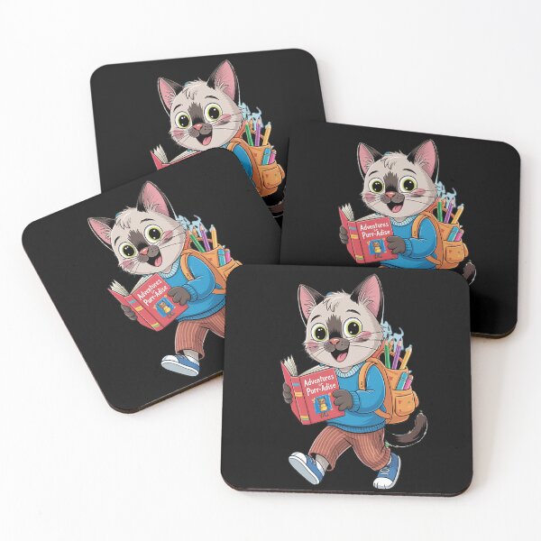 Item preview, Cat Student Wearing Backpack And Reading Book Back To School designed and sold by SignaturalGen.