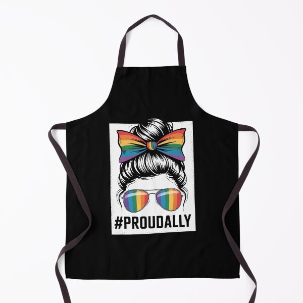 Item preview, Proud Ally LGBTQ+ Messy Bun Proud Ally LGBTQ+ designed and sold by Moon-Ape.