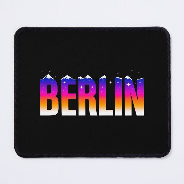 Item preview, Berlin Mountain Sunset Typography • Retro Travel Aesthetic • Bold City Adventure Design designed and sold by Bright Nest Studio.