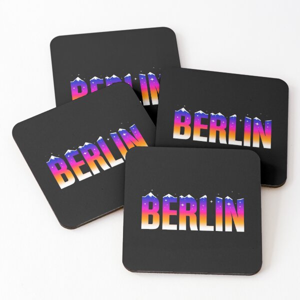 Item preview, Berlin Mountain Sunset Typography • Retro Travel Aesthetic • Bold City Adventure Design designed and sold by Bright Nest Studio.