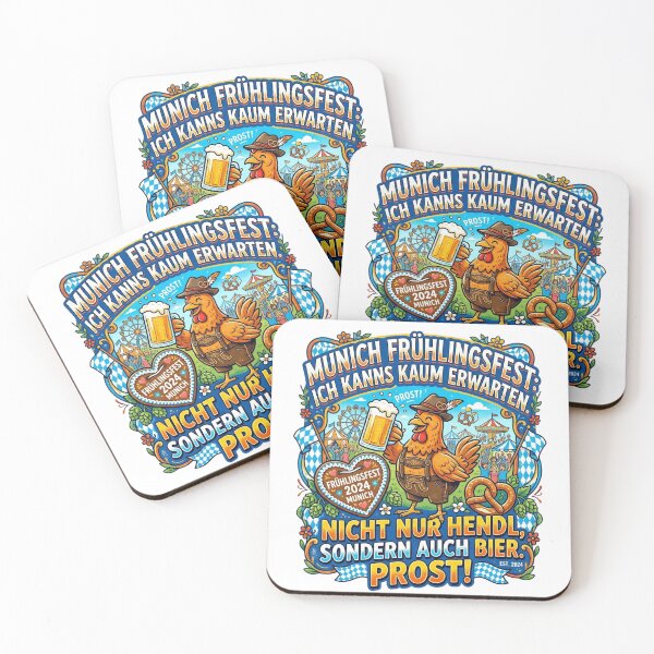 Item preview, Munich Frühlingsfest Chicken - Funny Bavarian Beer & Hendl Art designed and sold by Sushikidsntod.