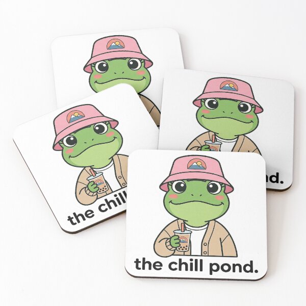 Item preview, Official THE CHILL POND Cozy Cardigan Frog - Kawaii Partner Merch designed and sold by The Chill Pond.