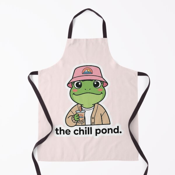 Item preview, Official THE CHILL POND Cozy Cardigan Frog - Kawaii Partner Merch designed and sold by The Chill Pond.