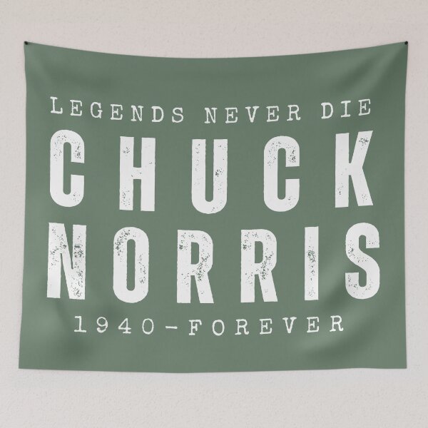 Item preview, Chuck Norris Never Die, Chuck Norris Memorial designed and sold by NguboNorento.