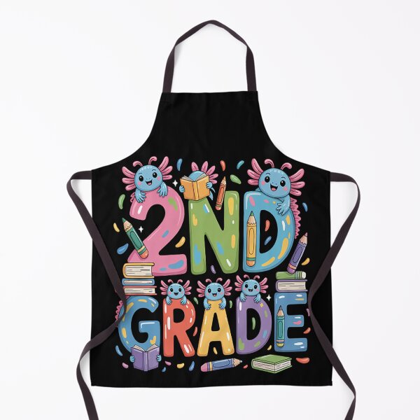 Item preview, 2nd Grade Axolotl Back to School designed and sold by LacostCarl.