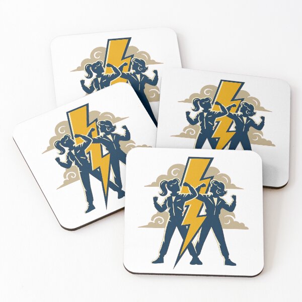 Item preview, HQ Retro Girls Thunder Power Art designed and sold by ABArtByAlexST.