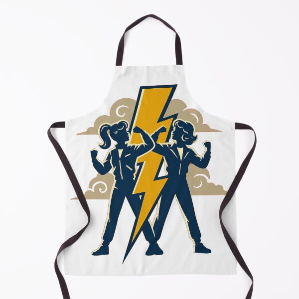 Item preview, HQ Retro Girls Thunder Power Art designed and sold by ABArtByAlexST.