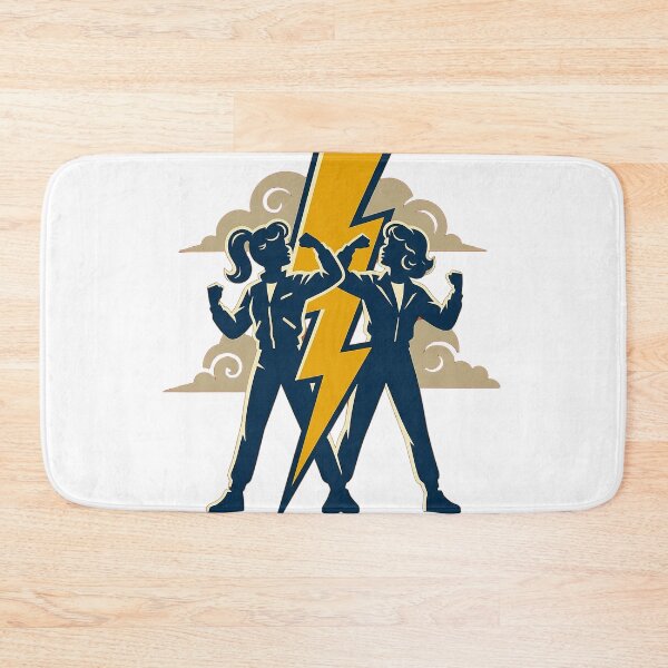 Item preview, HQ Retro Girls Thunder Power Art designed and sold by ABArtByAlexST.