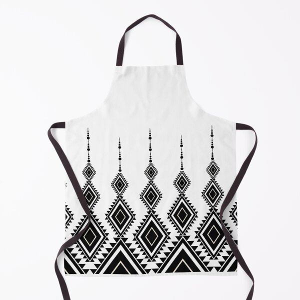 Item preview, Black and white Thai geometric pattern inspired by traditional textile motifs combined with modern minimal aesthetics. designed and sold by Line-Aura.