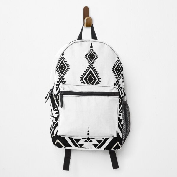 Item preview, Black and white Thai geometric pattern inspired by traditional textile motifs combined with modern minimal aesthetics. designed and sold by Line-Aura.
