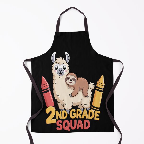Item preview, 2nd Grade Squad Second Grade Llama Sloth Back to School designed and sold by LacostCarl.