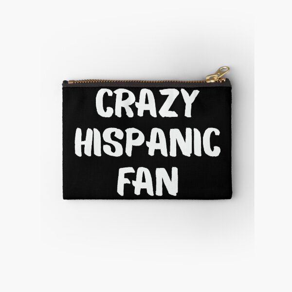 Item preview, Funny Crazy Hispanic Fan Distressed White Typography designed and sold by axiksa10.
