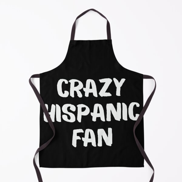 Item preview, Funny Crazy Hispanic Fan Distressed White Typography designed and sold by axiksa10.
